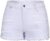 THUNDER STAR Women Mid Rise Ripped Stretchy Jeans Shorts Frayed Raw Hem Casual Denim Shorts