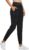 baleaf Womens Hiking Pants Lightweight Quick Dry Joggers High Waist 5 Zipper Pockets Travel Athletic UPF50+