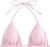 WDIRARA Women’s Solid Triangle Bikini Top Sexy Halter String Micro Bathing Suits Tops