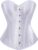 HNGHOU Women’s Bustier Corset Top Plus Size Satin Waist Cincher Overbust Bustiers