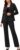 Women’s 2 Piece Suits Business Casual Outfits Long Sleeve Solid Blazer with Pants Professional Office Work Sets