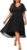 Talisea Plus Size Dresses Wedding Guest – Formal Cocktail Chiffon V Neck Short Sleeve High Low Dress Curvy Women
