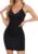 SLIMBELLE Shapewear Slips For Under Dress Deep V Neck Adjustable Strap Tummy Control Full Slip Seamless Shaper For Women