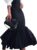 GORGLITTER Women’s Ruffle Bodycon Maxi Skirts Fishtail High Waisted Pencil Long Going Out Skirts