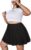 JOELLYUS Plus Size Skirts for Women Summer Pleated Mini Skirt Casual Flowy High Waisted Womens Short Skirts 2026