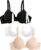 Fruit of the Loom Women’s Smooth Cotton T-Shirt Bra – Ultra-Soft, Flexible, and Invisible Under Tees