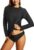 HODOSPORTS Women’s Swim Shirts UPF 50+ Rash Guard Long Sleeve Swimsuit Tops Quick Dry UV Sun Protection