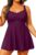 Aqua Eve Plus Size Swim Dress – Two Piece Tankini Tummy Control Bathing Suit with Shorts 2025 Swimsuit