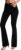 roswear Women’s Trendy Stretchy Flare Jeans Mid Rise Bootcut Curvy Denim Pants
