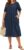 IN’VOLAND Plus Size Cotton Linen Dresses for Women Short Sleeve Summer Midi Dress with Pockets