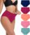 wirarpa Women’s Cotton Underwear Full Coverage Cotton Briefs 5 Pack