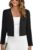 Women’s Thin Shrugs Long Sleeve Lightweight Cropped Tops Open Front Cardigan for Dress