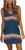 ETCYY NEW Womens Summer Striped Dresses Casual Sleeveless T Shirt Dress Drawstring Waist Sundress with Pockets