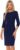 Allegra K Work Dress for Women 3/4 Sleeve Boat Neck Back Slit Sheath 2026 Professional Bodycon Business Casual Dresses