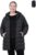 Plus Size Women Packable Puffer Jacket 1X-6X Water-Resistant Lightweight Puffer Coat Detachable Hood