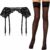 Lidogirl Women’s Lace Nights Garter Belt with Stockings Sheers