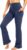 28″/30″/32″/34″ Inseam Women’s Bootcut Yoga Pants Long Bootleg High-Waisted Flare Pants with Pockets