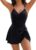 Blooming Jelly Womens One Piece Swimsuit Tummy Control Bathing Suit Gold Metal Tie Knot 2026 Swim Dress