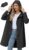 Zando Long Packable Rain Jacket Women Waterproof – Raincoat for Women Rain Coat with Hood Lightweight Outdoor Windbreaker
