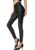 SANTINY Women’s 25.5”/27” Faux Leather Leggings Pants Stretch High Waisted Tights for Women