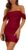PRETTYGARDEN Cocktail Dresses for Women 2026 Summer Off Shoulder Bodycon Mini Graduation Party Spring Wedding Guest Dress
