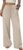 Sampeel Wide Leg Pants for Women Flowy Palazzo Drawstring Elastic Waist Trousers with Pockets Summer Beach Vacation Clothes