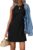 WIHOLL Casual Dresses for Women Crewneck Sleeveless Tank Dress Summer Spring Boho Vacation Clothes