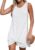 CUPSHE Women’s Sleeveless Swimsuit Coverup Waffle Knit Swimwear Beach Cover Ups Twisted Mini Dress