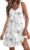 HOTOUCH Women’s Casual Sundress with Pockets Summer Beach Dress Floral T-Shirts Dress V Neck Loose Tank Dresses