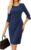 GRACE KARIN Work Dresses for Women 2026 3/4 Sleeve Sheath Business Dress Ruched Bodycon Church Cocktail Outfits