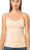 VAVONNE Spaghetti Strap Camisole Tank Tops for Women, Basic Slim-Fit Cotton Cami Undershirts