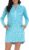 HDE Beach Coverups for Women UPF 50 Long Sleeve Swim Cover Up Dress with Hood Quick Dry Sun Protection Tunic with Pockets