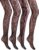 VERO MONTE Women Patterned Fishnet Tights Black Fishnets Net Stockings Pantyhose