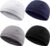 Syhood 4 Pcs Cotton Skull Caps for Men Women Breathable Beanie Thin Sleep Hat Night Running Cap Helmet Liner for Cycling Gym