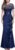 Miusol Women’s Elegant Sequin Lace Contrast Ruffle Style Formal Evening Long Dress