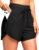 G Gradual Women’s 4” High Waisted Swim Board Shorts Quick Dry Swimming Bathing Suit Bottoms for Women with Pockets Liner