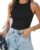 MANGOPOP Women’s Tank Top Body Suits Sexy Crew Neck Racerback Halter Ribbed Sleeveless Long Sleeve Bodysuit Going Out Tops