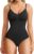 BRABIC Womens’ Seamless Sleeveless V-Neck Bodysuit Shapewear Tummy Control