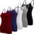 BQTQ 5 Pcs Women’s Camisole Tank Top Undershirt Spaghetti Strap Basic Camisoles
