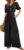 LOOKBOHO Womens Jumpsuits Short Sleeve V Neck Dressy Casual Wide Leg Pants Romper 2026 Summer One Piece Outfits