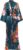BABEYOND Women’s Kimono Robe Long Satin Silky Floral Lightweight Bridesmaid Wedding Bachelorette Party Robe