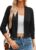 GRACE KARIN Women Cardigan Sweaters Lightweight Knit Cropped Cardigans Trendy 3/4 Sleeve Shrug Bolero S-3XL