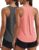 PINSPARK Workout Tops for Women Racerback Tank Top Pack Sleeveless Athletic Running Tops Loose Gym Shirt Quick Dry Yoga Tank