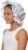 Skeleteen White Mob Cap Accessory – Grandma Night Bonnet Colonial Costume Nightcap Mop Hat Accessories for Maid Girls and Women
