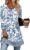 OFEEFAN 3/4 Length Sleeve Womens Tops Dressy Casual Plus Size Tunics to Wear with Leggings