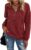 PRETTYGARDEN Women’s Casual Long Sleeve Lapel Zipper Sweatshirt Drawstring Loose Pullover Tops