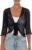 Back From Bali Womens Sheer Shrug Cardigan Lightweight Knit