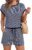 Ekouaer Womens Rompers for Summer Casual One Piece Short Jumpsuit 2026 Striped Cap Sleeve Beach Clothes Travel Outfits