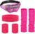 SATINIOR 80s Women Workout Outfit Neon Leg Warmer Headband Wristbands Fanny Pack Set 80s Accessories for Yoga Running