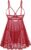 Avidlove Sexy Lace Babydoll Dress Lingerie for Women Sheer Mesh Chemise Sleepwear Exotic Boudoir Outfits